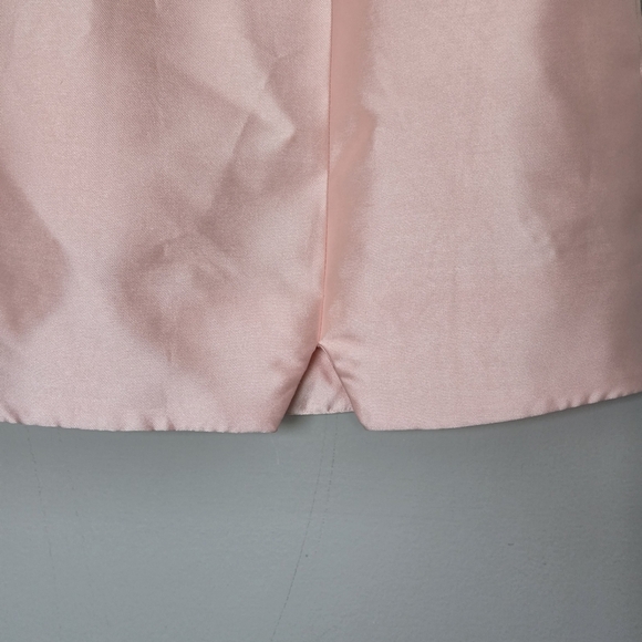 NWT Collective The Label Petal Pink Satin Mini Skirt US 10 - Picture 3 of 13